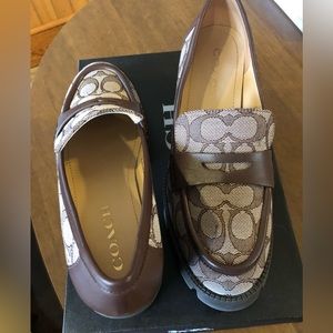 Coach Lea Platform Lug Sole Loafers